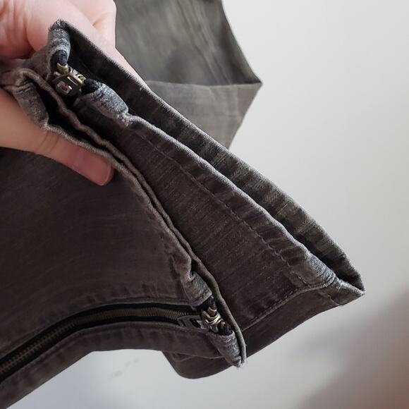 Genetic Denim The Kyle Silver Cropped Jeans Size 25 ~ Edgy Grunge Streetwear - Picture 11 of 16